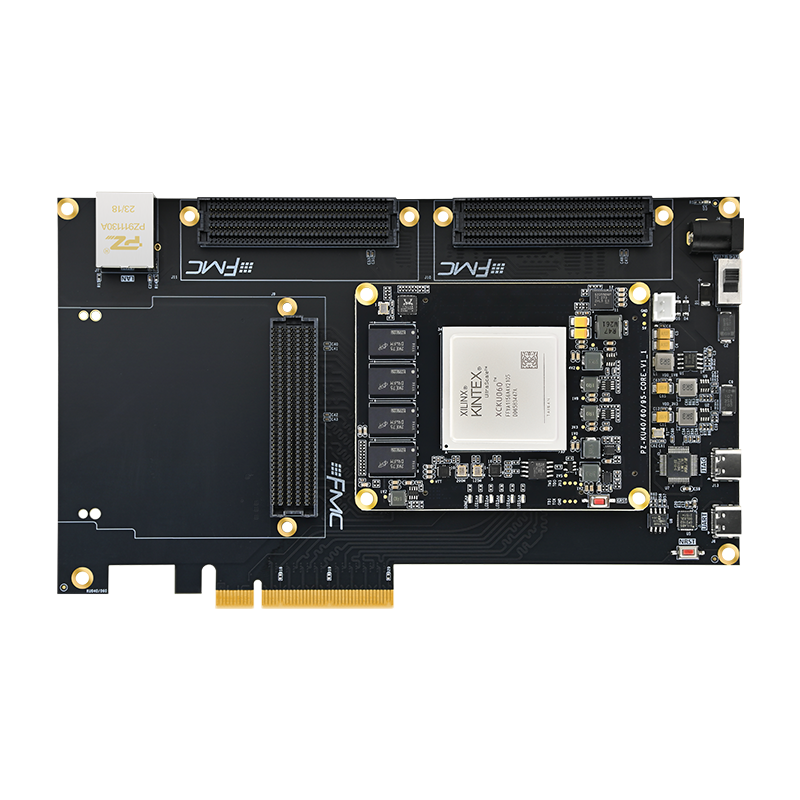 Carte De Développement FPGA Puzhi KU5P Avec Xilinx Kintex UltraScale, FMC, PCIE, MIPI