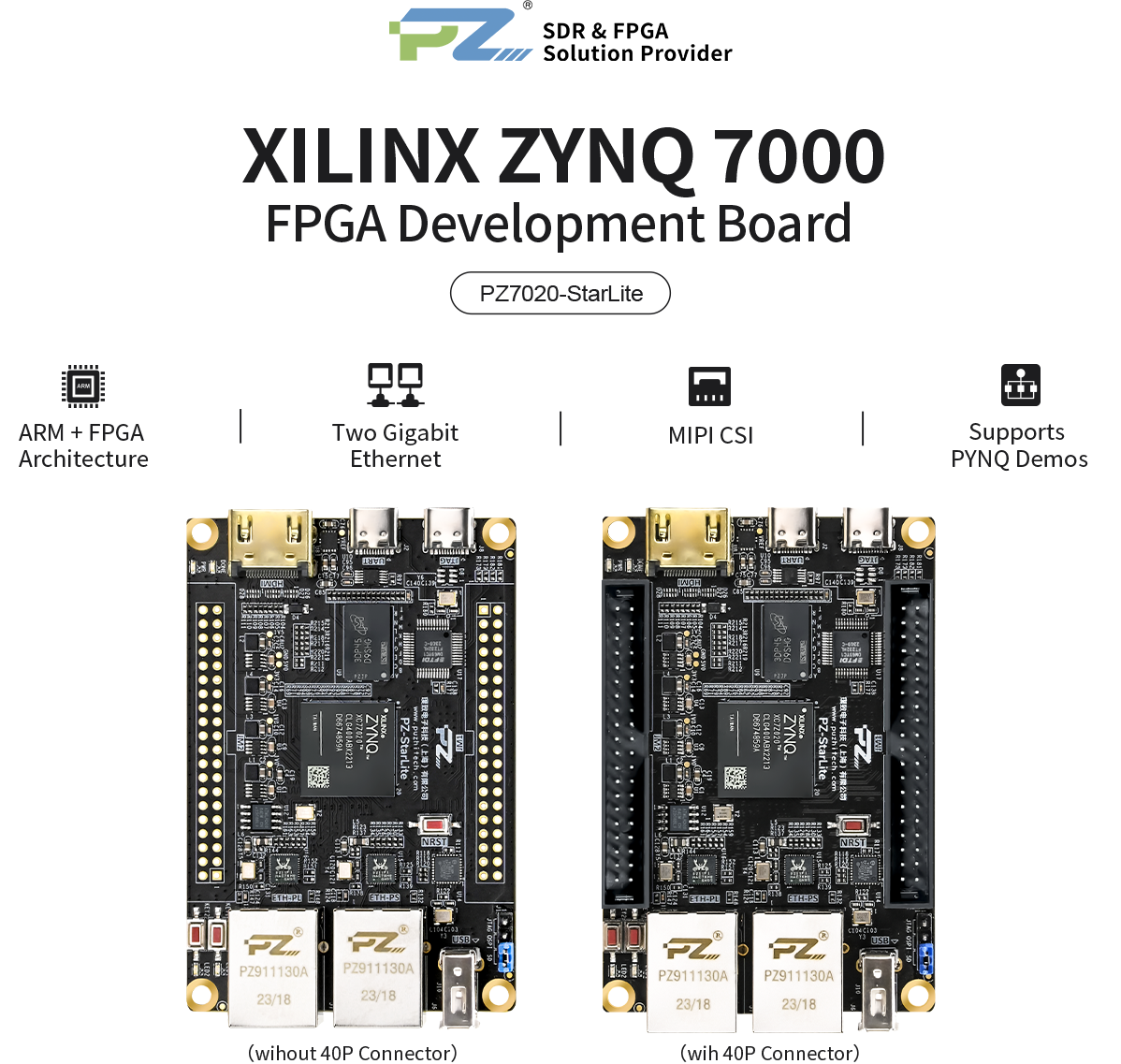 Puzhi AMD Xilinx Zynq 7000 SoC XC7Z020 Zynq7020 FPGA Development Board ...