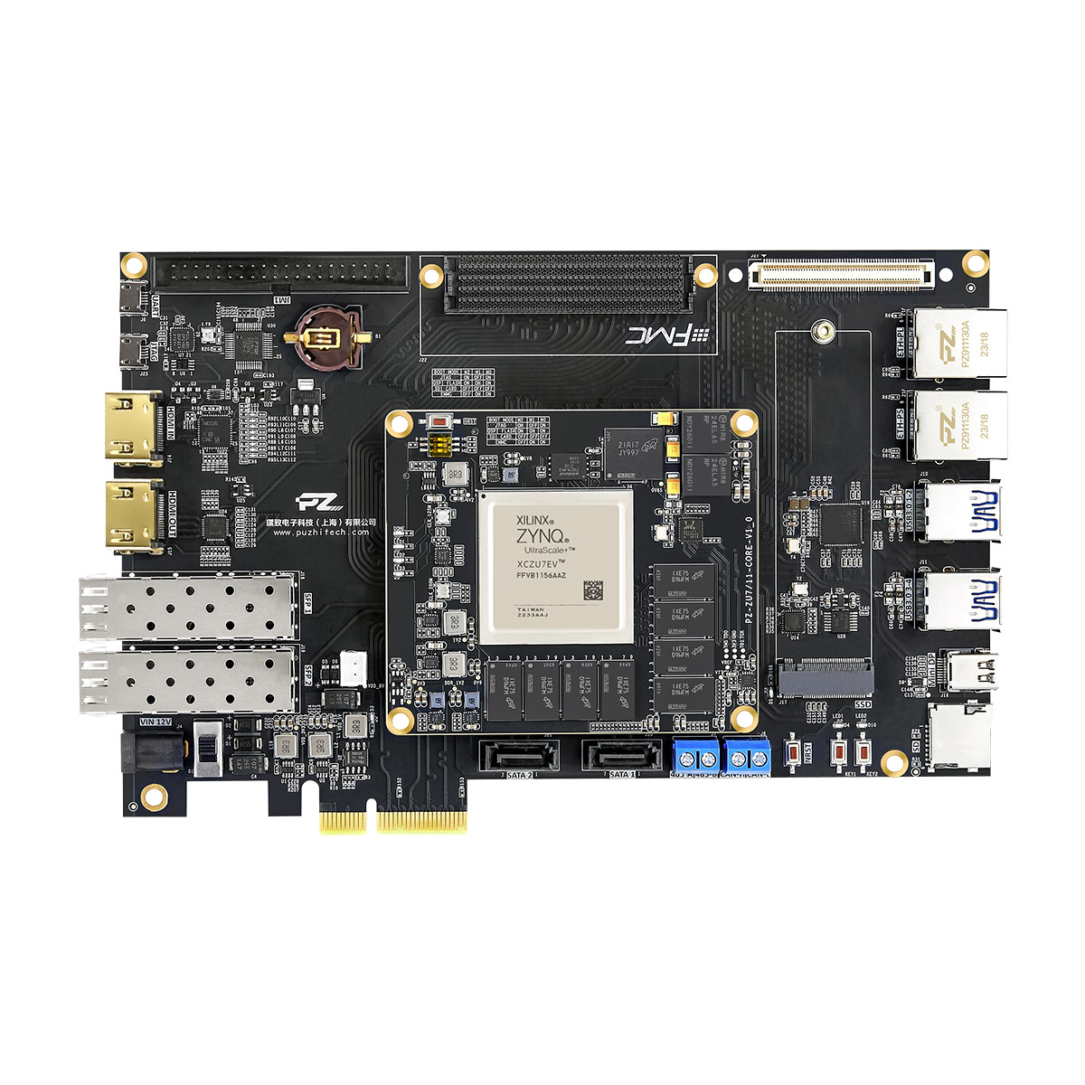 Puzhi AMD Xilinx Zynq UltraScale+ MPSoC XCZU7EV FPGA Development
