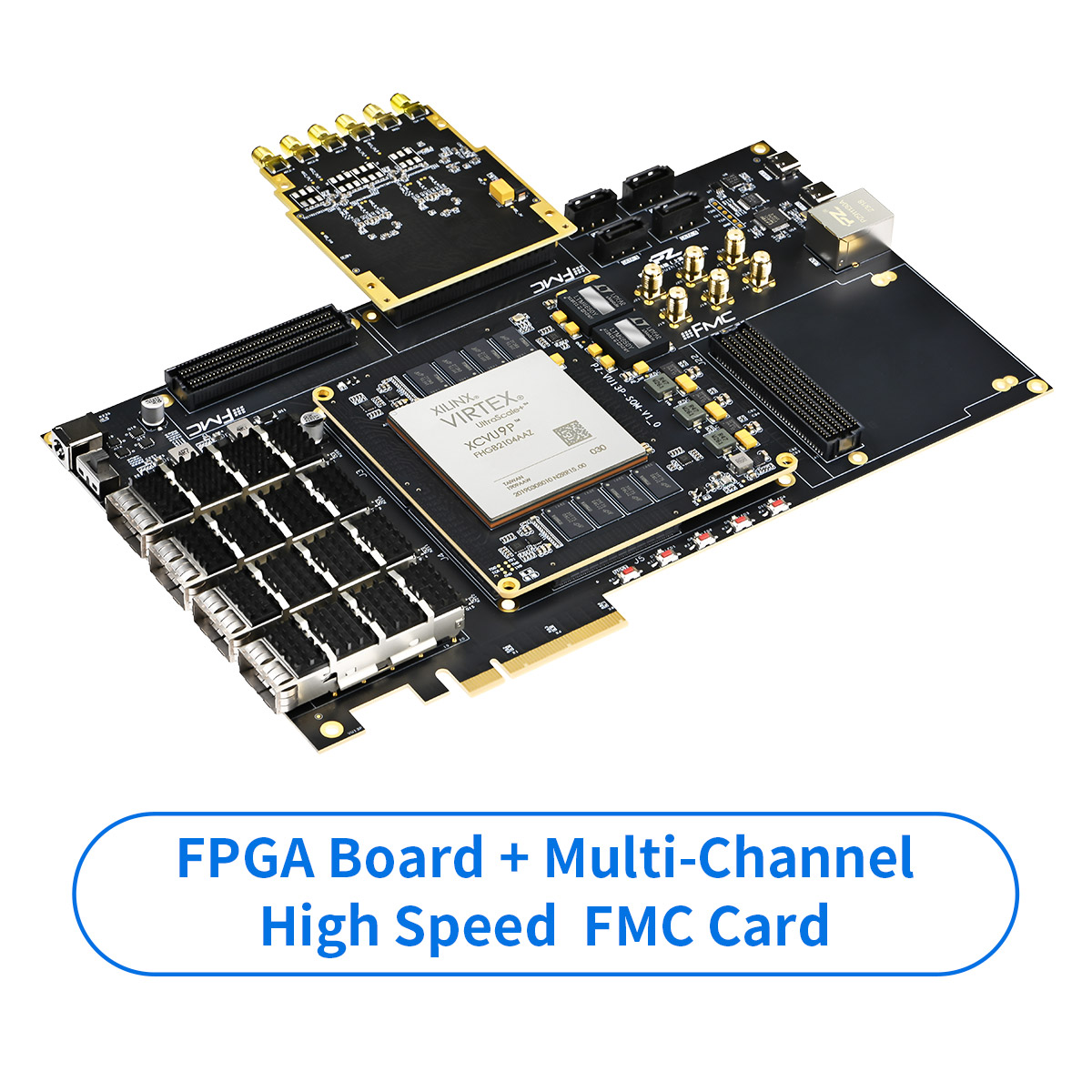 Puzhi AMD Xilinx Virtex UltraScale+ XCVU13P FPGA Development Board