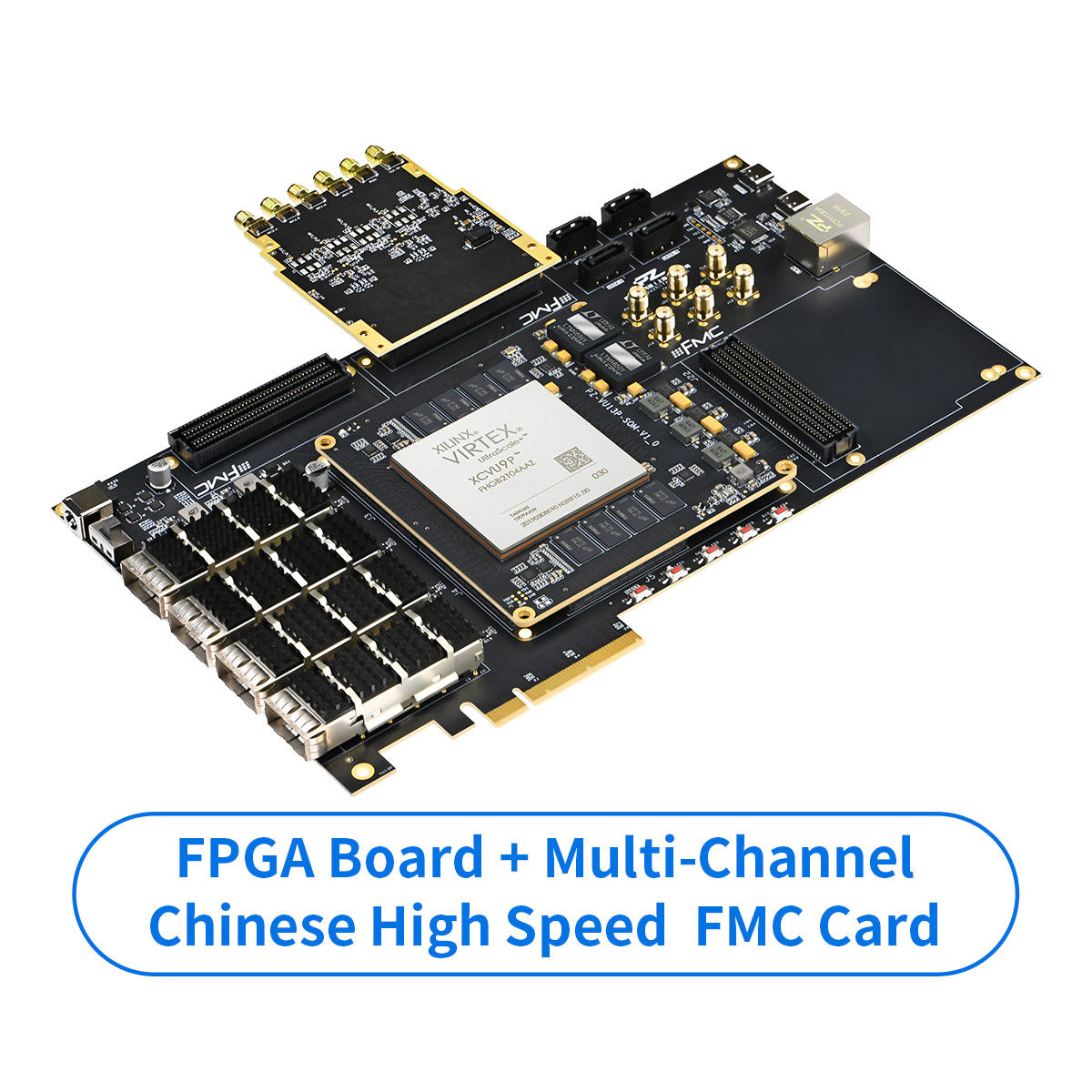 Puzhi AMD Xilinx Virtex UltraScale+ XCVU13P FPGA Development Board