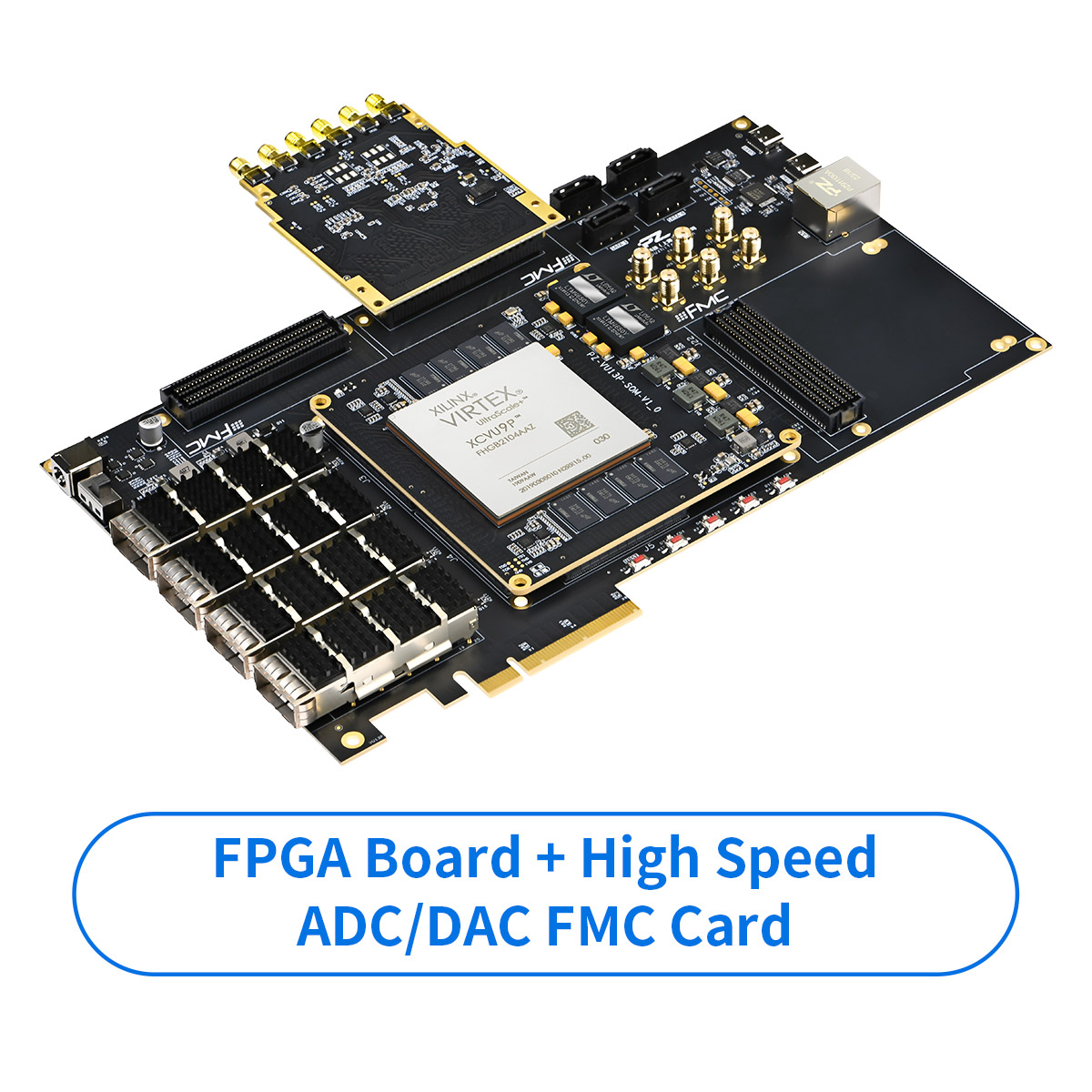 Puzhi AMD Xilinx Virtex UltraScale+ XCVU9P FPGA Development Board