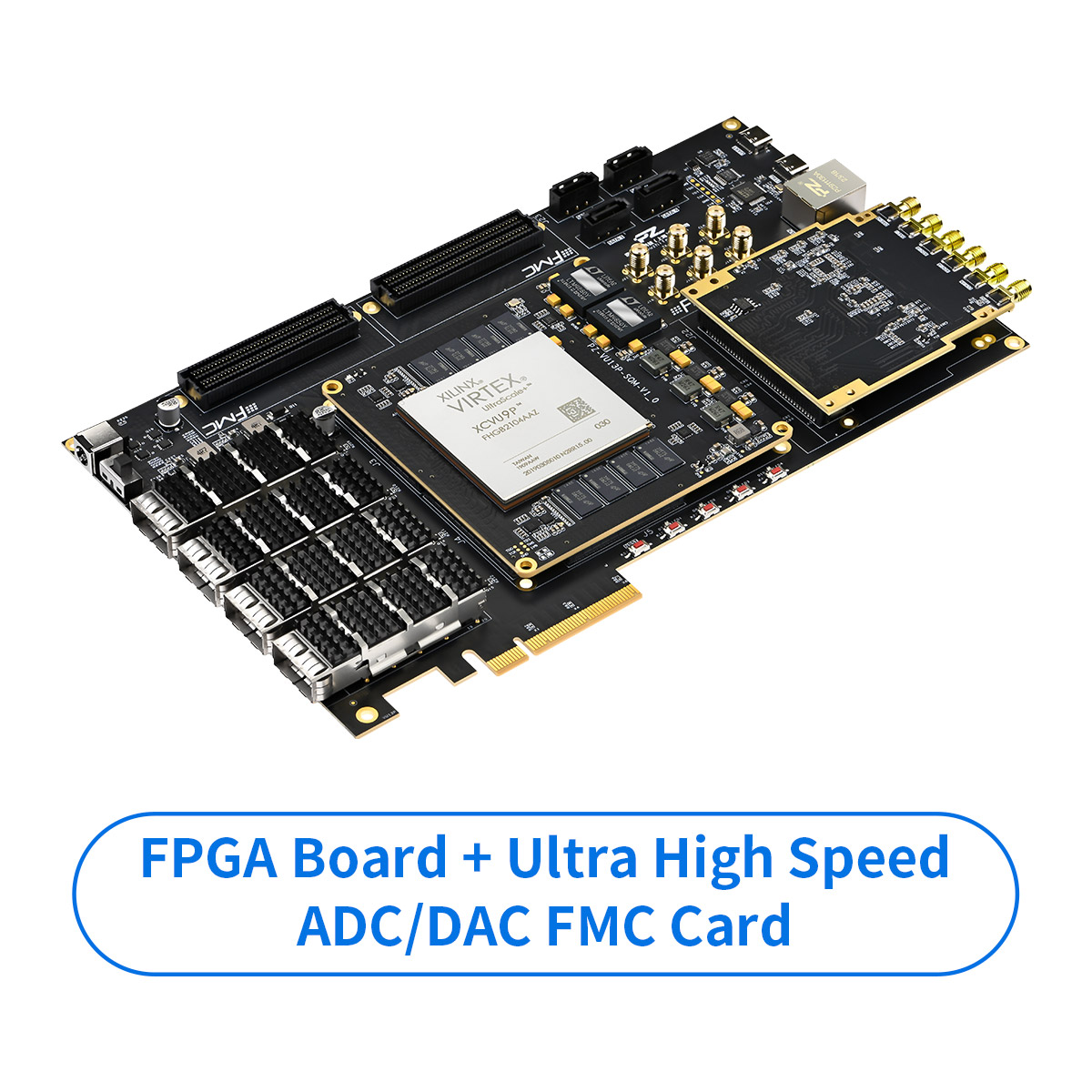 Puzhi AMD Xilinx Virtex UltraScale+ XCVU9P FPGA Development Board